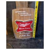 Vintage Miller High Life Lighted Wall Décor Working