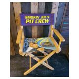 Vintage Smokin Joes Pit Crew Directors Chair