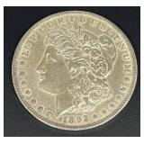 1892 Morgan Silver Dollar