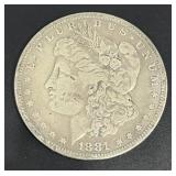 1881-S Morgan Silver Dollar