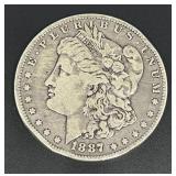 1887-O Morgan Silver Dollar