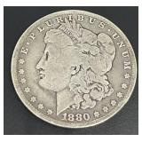 1880-O Morgan Silver Dollar