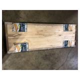 Hampton Bay 6 ft. L x 25 in. D Unfinished Birch Solid Wood Butcher Block Countertop with Square Edge    Customer Returns See Pictures