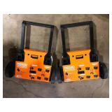 RIDGID Pro Gear System Gen 2.0 Durable All Terrain Rolling Tool Box Attachment With 9 in. Heavy Duty Wheels  Customer Returns See Pictures