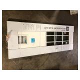 Steves & Sons 31-3/4 in. x 79 in. Reliant Series Clear 9-Lite White Primed Fiberglass Front Door Slab with Medium Pet Door   Customer Returns See Pictures