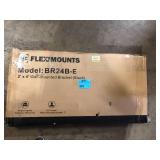 FLEXIMOUNTS 24 in. x 48 in. Heavy Duty Wall Shelf with Brackets in Black  Customer Returns See Pictures