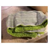 Unique Loom Solid Shag Grass Green 9 ft. x 12 ft. Area Rug  Customer Returns See Pictures