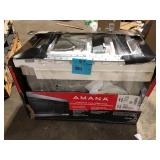 Amana Microwave Hood Combination Customer Returns See Pictures