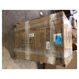 SIMZLIFE 24 in. Dual Zone 21-Bottles and 88-Cans Freestanding Beverage Refrigerator Cooler Fridge in Silver, Frost-Free Damaged on Corner  Customer Returns See Pictures