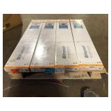 4 Boxes of Lifeproof Medlen Oak 22 MIL x 9 in. W x 48 in. L Click Lock Waterproof Luxury Vinyl Plank Flooring (21 sq. ft./Case)   Customer Returns See Pictures