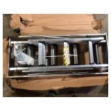 Louisville Ladder 7.8 ft. - 10.3 ft. Ceiling Height Aluminum Attic Ladder(22.5 in. x 54 in. Rough Opening) 375 lbs. Type IAA Load Capacity   Customer Returns See Pictures