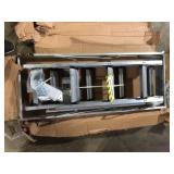 Louisville Ladder 7.8 ft. - 10.3 ft. Ceiling Height Aluminum Attic Ladder(22.5 in. x 54 in. Rough Opening) 375 lbs. Type IAA Load Capacity   Customer Returns See Pictures