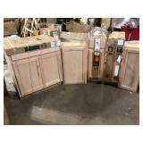 Lot of Assorted Kitchen Cabinets Damage on Some Units Various Models and Conditions Customer Returns See Pictures