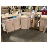 Lot of Assorted Kitchen Cabinets Damage on Some Units Various Models and Conditions Customer Returns See Pictures