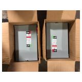 Lot of ABB 60 Amp 240-Volt Fusible Outdoor General-Duty Safety Switch (TG3222R)  Customer Returns See Pictures