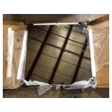 KeonJinn 60 in. W x 36 in. H Rectangular Frameless LED Light Anti-Fog Wall Bathroom Vanity Mirror with Backlit  Customer Returns See Pictures See Pictures