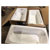 Lot of Assorted Bathtubs Various Models and Conditions Customer Returns See Pictures See Pictures