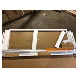 WELLFOR 30 in. W x 72 in. H Pivot Frameless Shower Door in Chrome with Clear Glass  Customer Returns See Pictures See Pictures