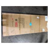 WELLFOR 30 in. W x 72 in. H Pivot Frameless Shower Door in Chrome with Clear Glass  Customer Returns See Pictures See Pictures