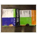 Lot of  3/8 in. x 10 ft. Soft Copper Refrigerant Coil Pipe (1/4 in. ID)  Customer Returns See Pictures See Pictures