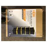 HDX Steel Wire Garage Storage Tote Rack with Casters for 27 Gal. Totes in Black (22 in. W x 69 in. H x 28.5 in. D)  Customer Returns See Pictures See Pictures