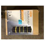 HDX Steel Wire Garage Storage Tote Rack with Casters for 27 Gal. Totes in Black (22 in. W x 69 in. H x 28.5 in. D)  Customer Returns See Pictures See Pictures