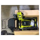 \RYOBI ONE+ HP 18V Brushless 16 in. Cordless Battery Walk Behind Push Lawn Mower with 4.0 Ah Batteries and (1) ChargerCustomer Returns See Pictures See Pictures