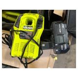 \RYOBI ONE+ HP 18V Brushless 16 in. Cordless Battery Walk Behind Push Lawn Mower with 4.0 Ah Batteries and (1) ChargerCustomer Returns See Pictures See Pictures