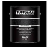 TUFF COAT UT-201 1-Gl Black Interior/Exterior, Concrete/Wood/Fiberglass/Metal Paint Customer Returns See Pictures