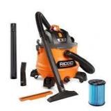 RIDGID 14 Gal. 6.0 Peak HP NXT Shop Vacuum Wet Dry Vac with Fine Dust Filter, Locking Hose, Wands and Attachments HD1400  Customer Returns See Pictures See Pictures