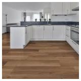 4 Boxes of Lifeproof Medlen Oak 22 MIL x 9 in. W x 48 in. L Click Lock Waterproof Luxury Vinyl Plank Flooring (21 sq. ft./Case)   Customer Returns See Pictures