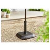 Lot of StyleWell 26 lbs. Concrete and Resin Patio Umbrella Base in Black Customer Returns See Pictures See Pictures