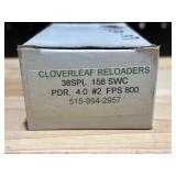 .38 Special Reloads 50 Rounds