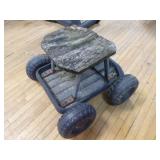 Shop Stools on Wheels and Air Tank