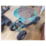 Shop Stools on Wheels and Air Tank