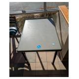 COMMERCIAL SQUARE DINING TABLE W/ CHAIRS (4)