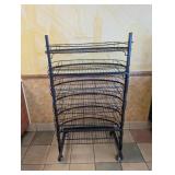 6-TEIR COMMERCIAL METAL DISPLAY RACK