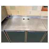 DUKE COMMERCIAL STAINLESS STEEL DOUBLE DOOR WORKTOP CABINET