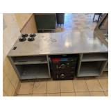 COMMERCIAL BEVERAGE STAND W/ CUP DISPENSER