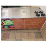 COMMERCIAL BEVERAGE STAND W/ CUP DISPENSER