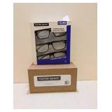 2 FOSTER GRANT DESIGN OPTICS +2.50 READING GLASSES
