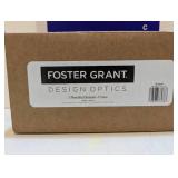2 FOSTER GRANT DESIGN OPTICS +2.50 READING GLASSES