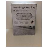 NEW EXTRA-LARGE AREA RUG -GILBERT MEDALLION GREY