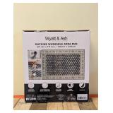 NEW WYATT & ASH MACHINE WASHABLE AREA RUG -BEATRICE (5’ 3” x 7’ 5”)