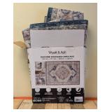 WYATT & ASH MACHINE WASHABLE AREA RUG -GERALDINE (5’ 3” x 7’ 5”)