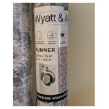 (2) WYATT & ASH MACHINE WASHABLE RUNNERS-GERALDINE