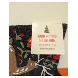 (2) HAND HOOKED ACCENT RUGS