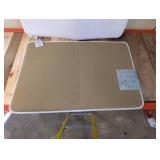 (2) COTTON MEMORY FOAM BATH MATS WHITE