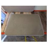 (2) COTTON MEMORY FOAM BATH MATS (TAN)