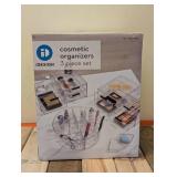 IDESIGN COSMETIC ORGANIZER 3PC. SET